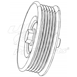 12580772 - Pulley Asm - Belt Idler (5.7L)